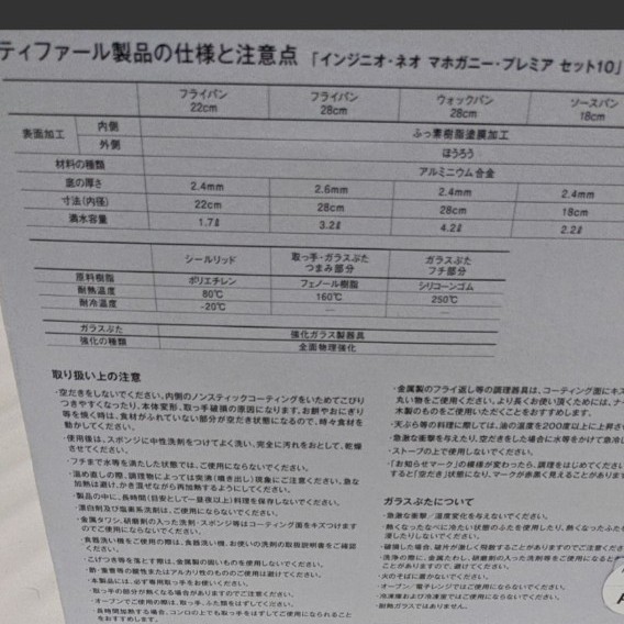 [新品未使用]T-fal インジニオネオ マホガニーセット10