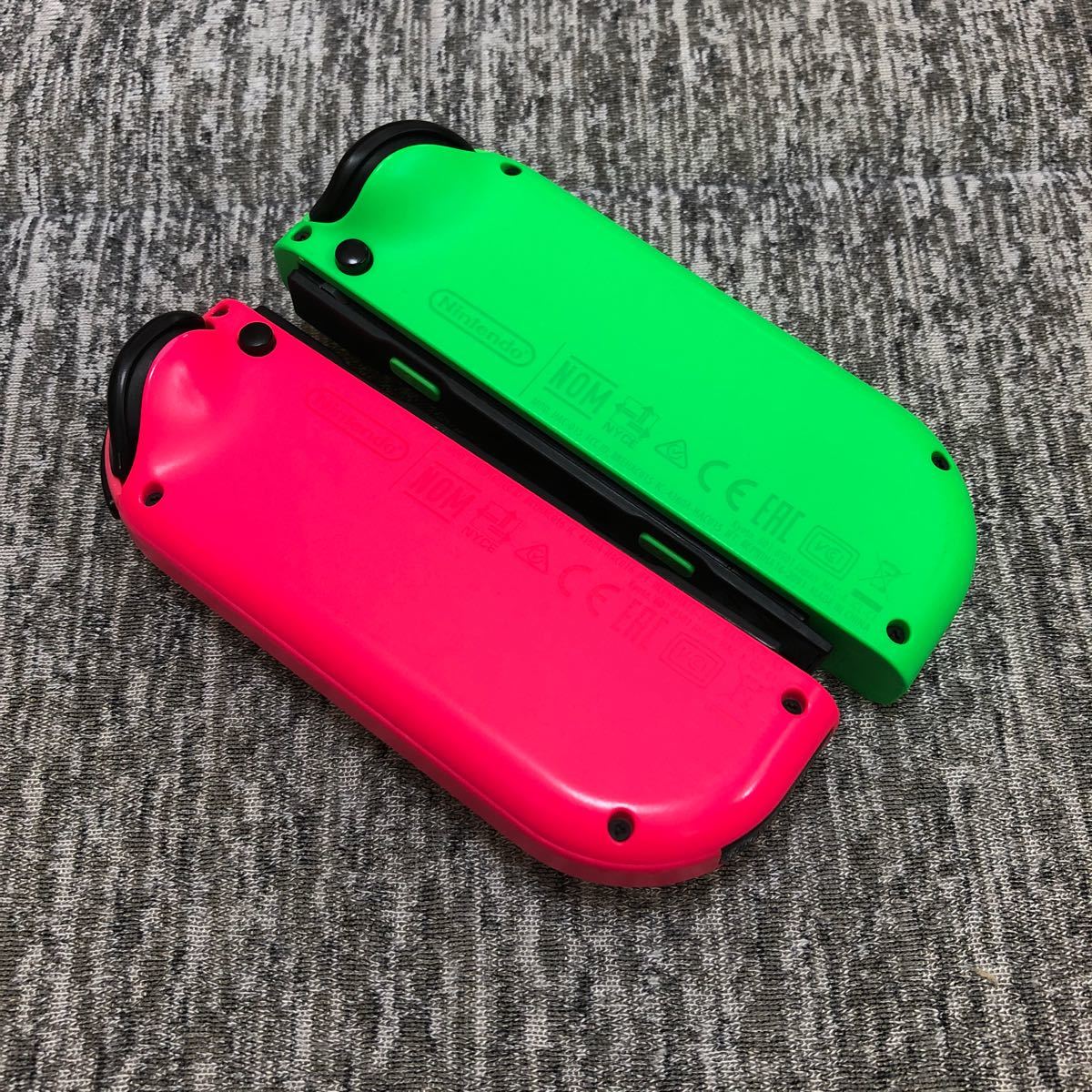 Nintendo Switch Joy-Con ネオングリーン　ネオンピンク　 ジョイコングリップおまけ付き