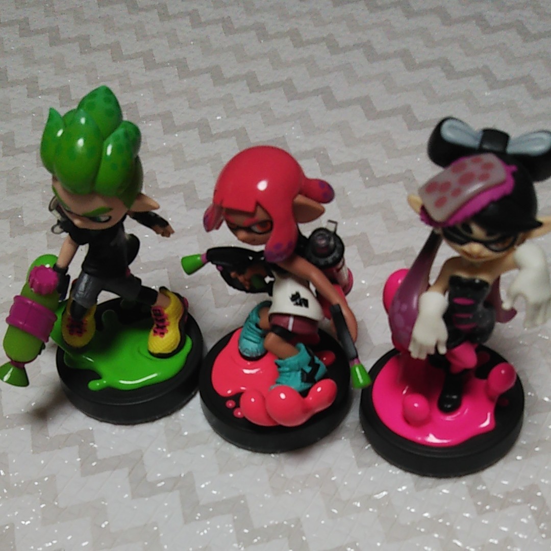 Paypayフリマ Amiibo 3個セット アオリ ガール ボーイ 中古品 アミーボ スプラトゥーン Paypayフリマ Amiibo 3個セット アオリ ガール ボーイ 中古品 アミーボ スプラトゥーン