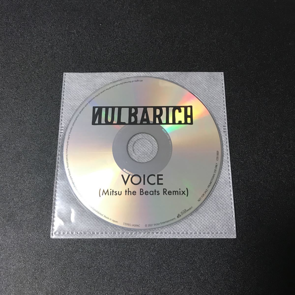 Nulbarich「new gravity」予約・先着購入特典CD「VOICE (Mitsu the Beats Remix)」_画像1