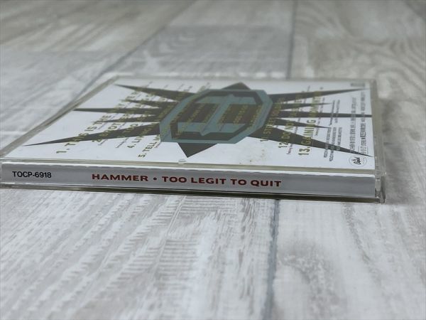 お178　CD Hammer・ Too Legit To Quit ☆ ハマー / ハマーIII_画像3