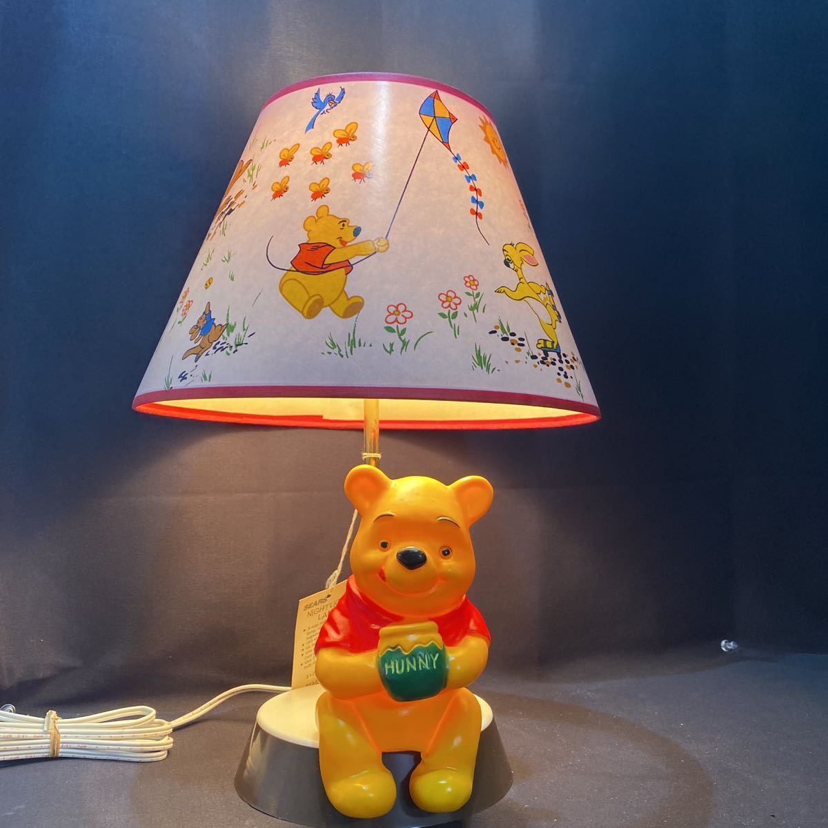 新作入荷!!】 稀少*ディズニープロダクション*古いクマのプーさん 照明