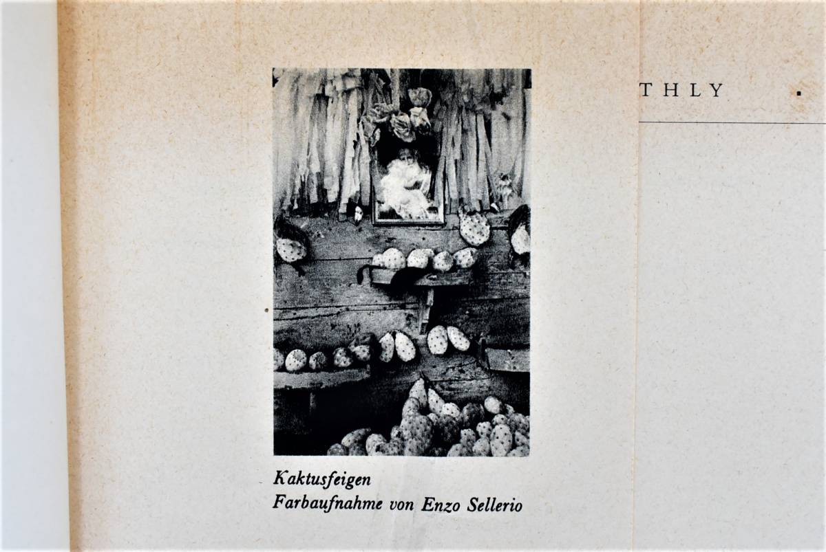 新しいコレクション 古い雑誌 Du 1961年 7月号 No 245 パレルモ都市の肖像画 表紙エンツォ セッリオ 文化 チューリッヒ ドイツ語 文化 民俗 Labelians Fr