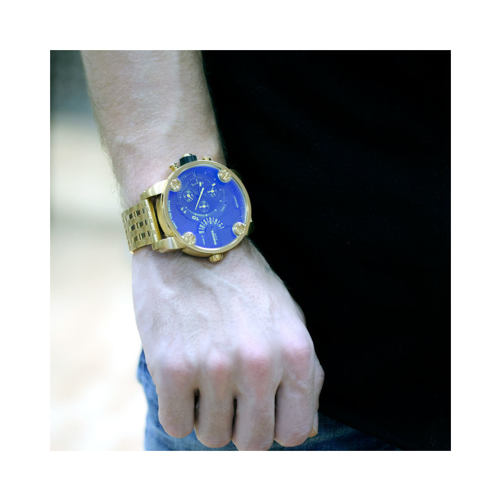 贅沢屋の DIESEL ディーゼル メンズ腕時計∵ アナログ ゴールド