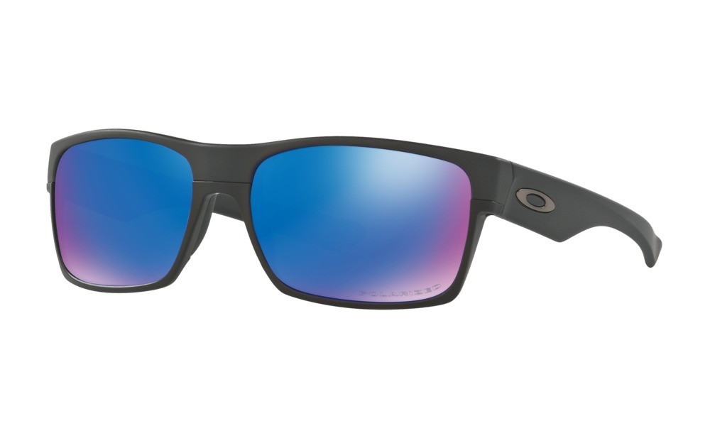 人気ショップ OAKLEY オークリー oo9189-3560　TwoFace Sapphire iridium polarized Lens Sunglasses 偏光 サングラス∵ セル、プラスチックフレーム