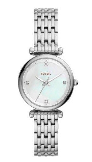 FOSSIL[ Fossil ] es4430 CARLIE MINI SILVER Stainless серебряный нержавеющая сталь аналог женские наручные часы 