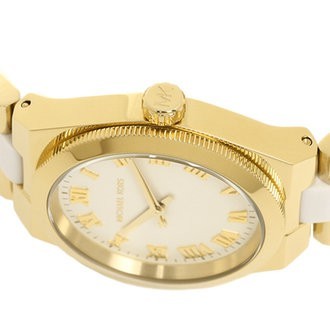 MICHAEL KORS[マイケルコース] Channing ホワイト/ゴールド ミディアム MK6122 Two Tone レディース 腕時計_画像5