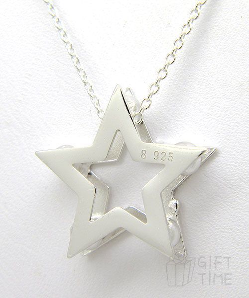 Sterling Silver Cutout Star Necklace　 m11295674 レディース シルバー 星 スター ネックレス_画像3