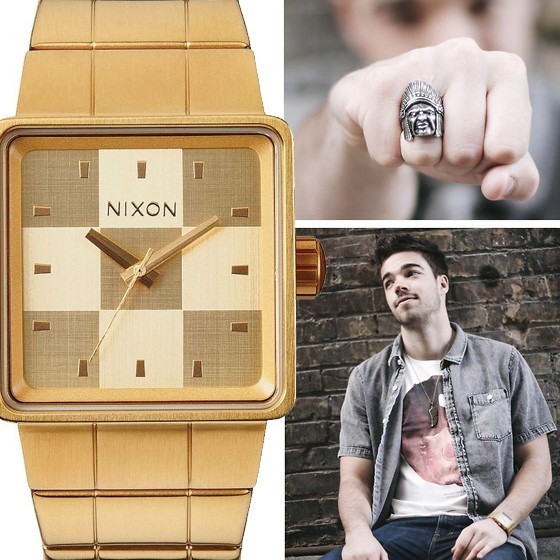 NIXON/ニクソン レアモデル a013502 THE QUATRO Gold ゴールド クアトロ メンズ レディース ユニセックス 時計