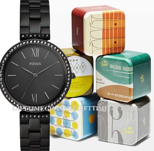 FOSSIL フォッシル Madeline ES4540 black Stainless/Silver Watch ブラック・ステンレス シルバークオーツ アナログ レディース 腕時計