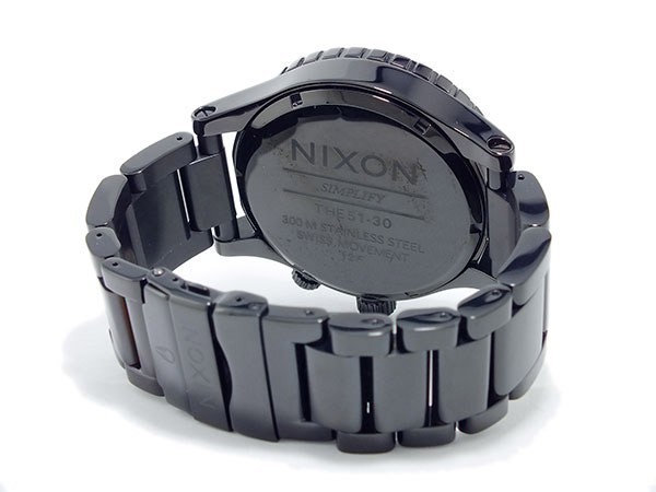 NIXON/ Nixon THE 51-30 TIDE BLACK все черный crystal мужской унисекс Thai do часы a0571150