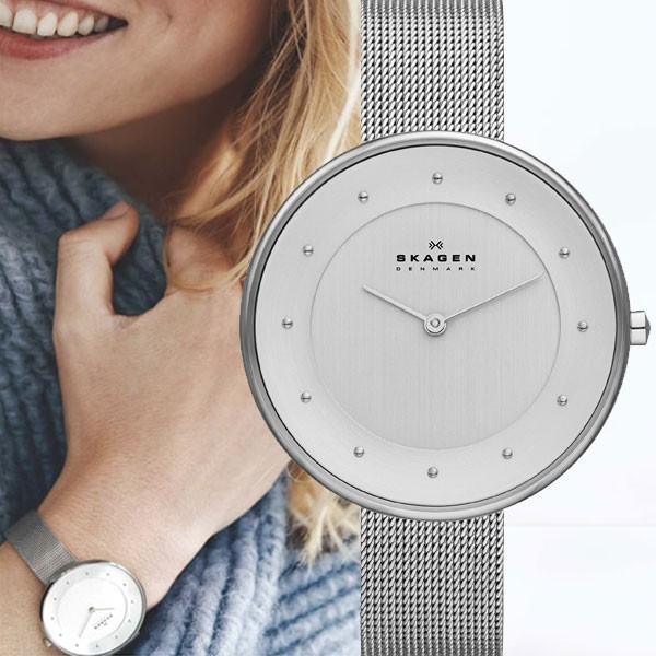 SKAGEN スカーゲン Gitte Steel Mesh SKW2140 アナログ レディース 腕時計