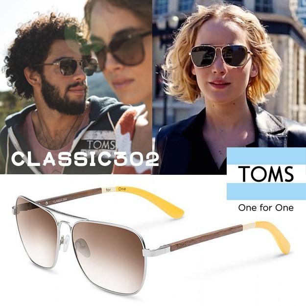 TOMS トムズ s005-031-05 Classic 302 クラシック302 レディース メンズ サングラス_画像1