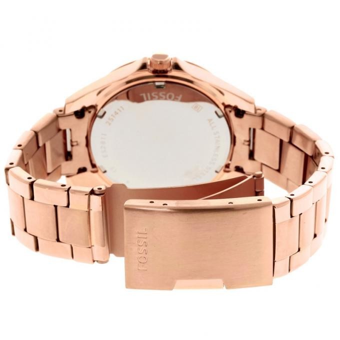 FOSSIL es2811 RILEYlai Lee rose Gold crystal женские наручные часы Fossil 