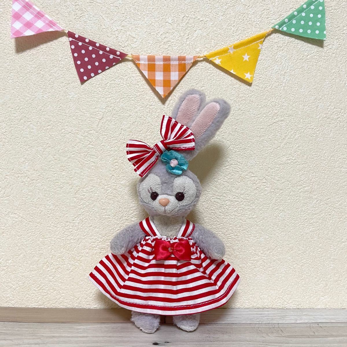 Paypayフリマ ハンドメイド アカ ボーダーワンピースセット ステラルー シェリーメイぬいぐるみバッジ用コスチューム Paypayフリマ ハンドメイド アカ ボーダーワンピースセット ステラルー シェリーメイぬいぐるみバッジ用コスチューム