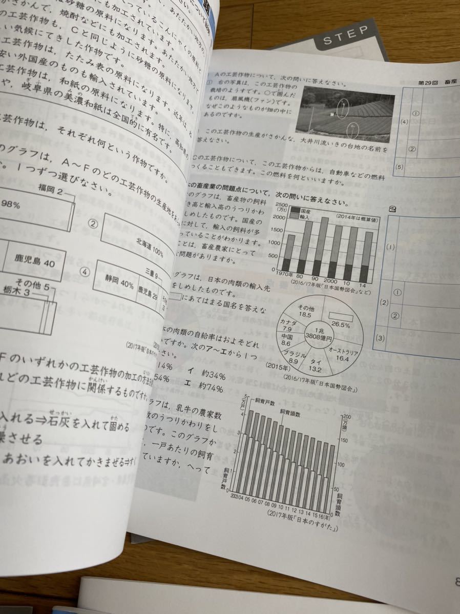 進学館　小4 下　テキスト　算数　国語　社会　理科　冬期講習　中学受験　漢字