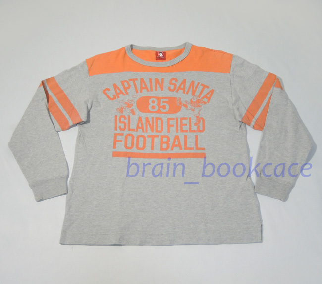 CAPTAIN SANTA（キャプテンサンタ）／長袖 フットボールシャツ-sizeS- ／管HCPQ_画像1