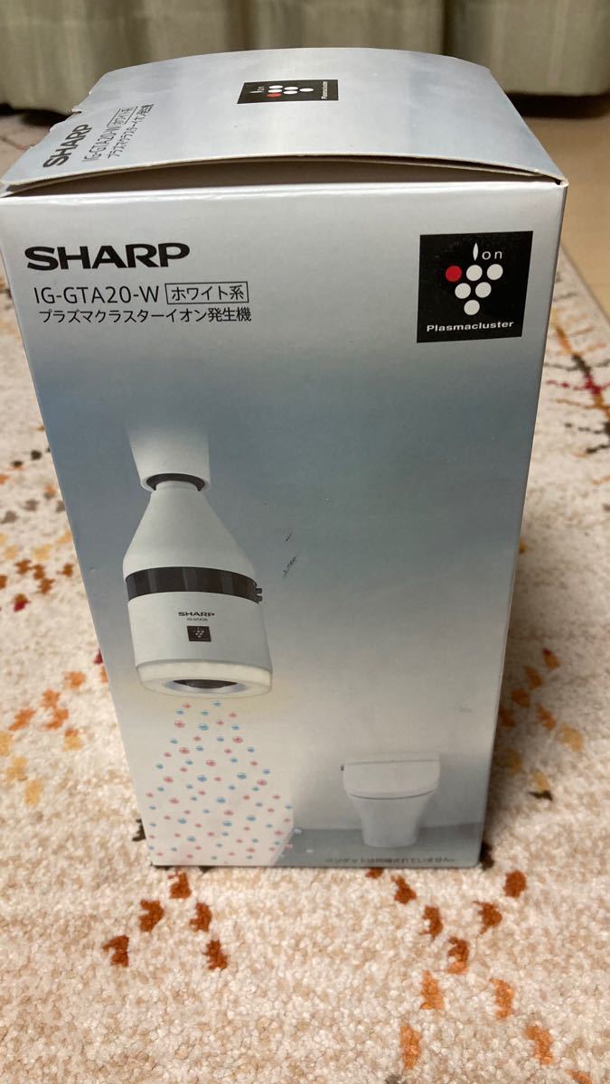 SHARP プラズマクラスター イオン発生機（IG-GTA20） トイレ用天井設置型LED電球 空気清浄機 取扱説明書付き 美品｜PayPayフリマ