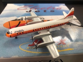Jet-X 1 開店祝い 400 JX201 高級素材使用ブランド Lockheed L-188 Electra 限定400 Airlines Livery Orange Southwest Pacific Strip