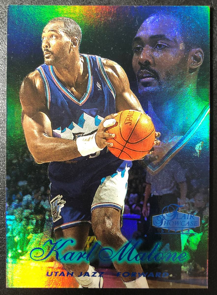 傑作！ Karl Malone ＜ 97-98 Flair Showcase Row2 Legacy Collection ＞ 100枚限_画像1