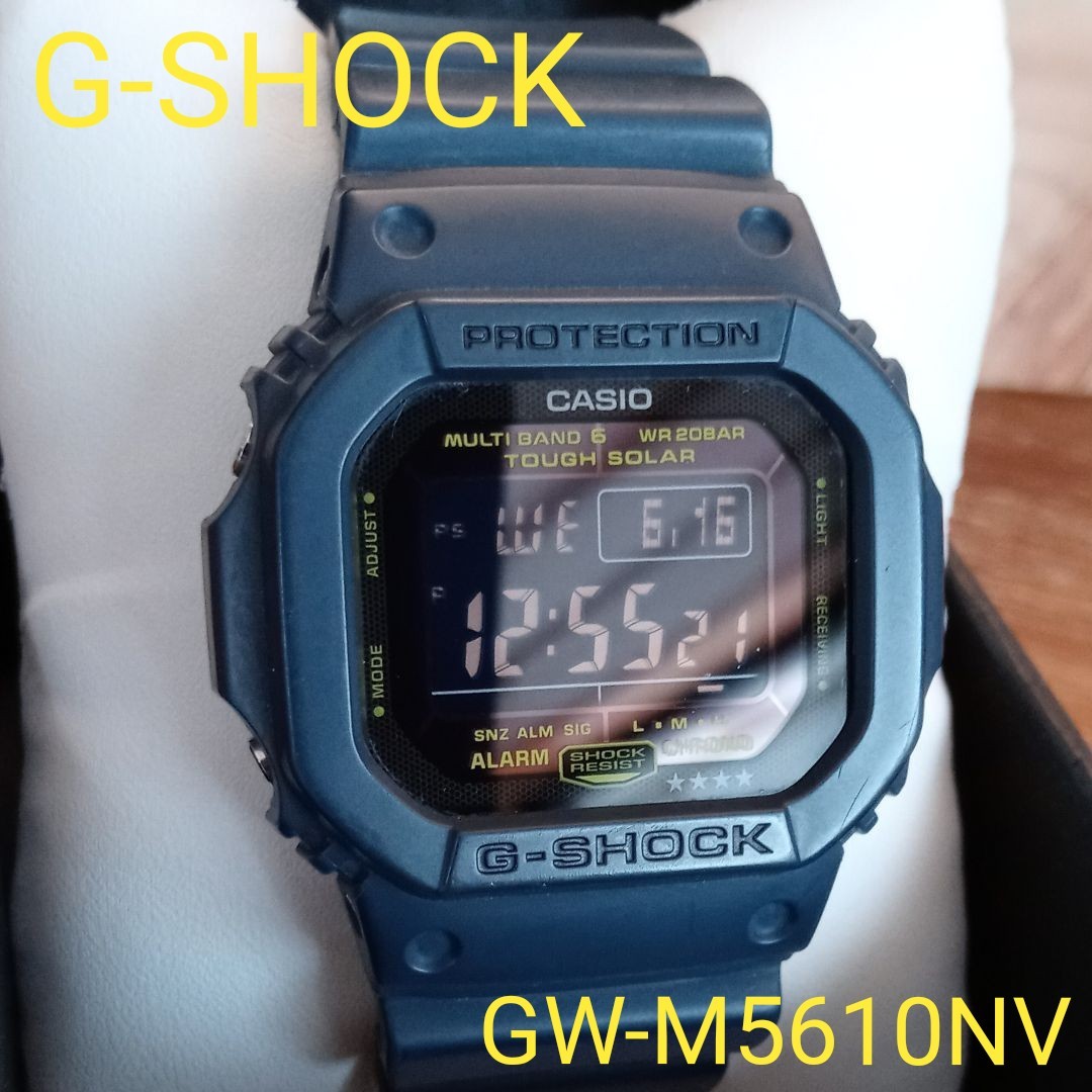 電波ソーラー】G-SHOCK「GW-M5610NV」ネイビーブルー マルチバンド６
