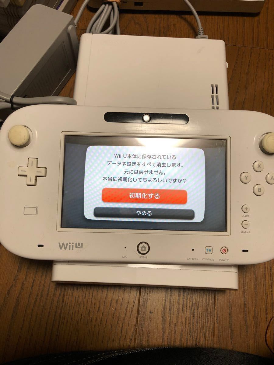 wiiu 本体　ゲームパッド　電源ケーブル