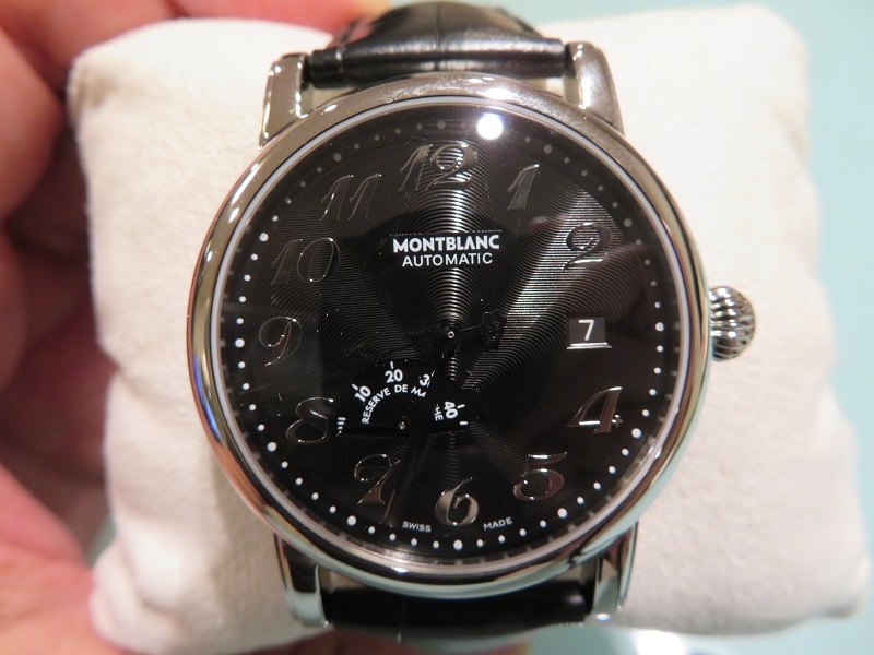  ultimate beautiful regular new goods!* Montblanc Star steel 35871*MONTBLANC*STAR* self-winding watch *