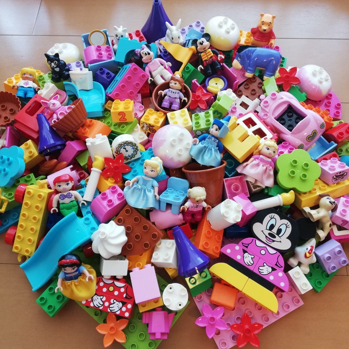 レゴデュプロ LEGO duplo ディズニー 女の子系ブロック　ミッキー ミニー シンデレラ アリエル オーロラ姫 白雪姫