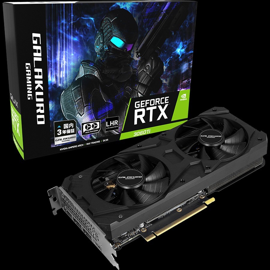 【新品未開封】GeForce RTX 3060Ti　玄人志向 GG-RTX3060Ti-E8GB/DF/LHR　※LHR版