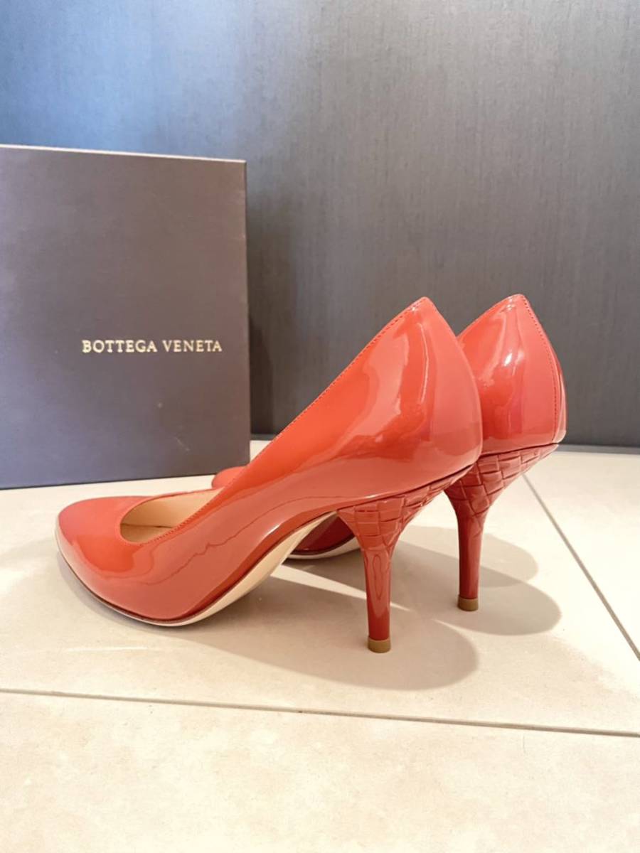 送料無料 一度着用 36 1/2 BOTTEGA VENETA パンプス ボッテガヴェネタ