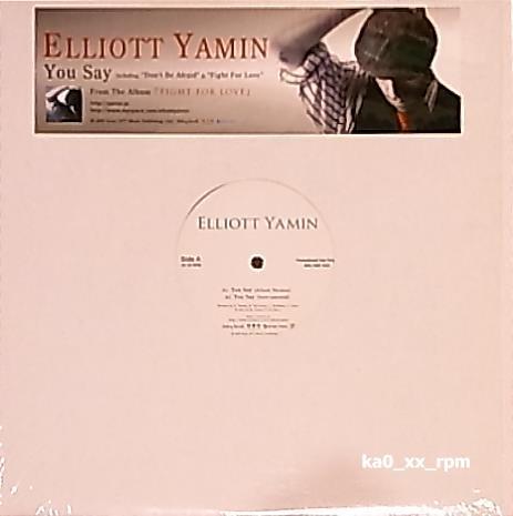 ★☆Elliott Yamin「You Say / Don't Be Afraid / Fight For Love」☆★5点以上で送料無料!!!_画像1