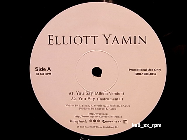 ★☆Elliott Yamin「You Say / Don't Be Afraid / Fight For Love」☆★5点以上で送料無料!!!_画像2