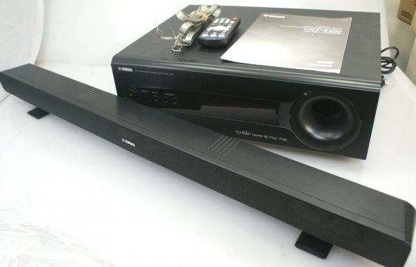 (( one months guarantee )) ** Yamaha YHT-S400* Home theater package YAMAHA operation OK instructions remote control attaching .