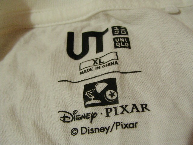 sue435 ユニクロ UNIQLO UT Disney PIXAR 半袖 Tシャツ ホワイト ■ MISTER POTATO HEAD ■ プリント クルーネック XLサイズ_画像8