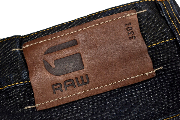 K-2637★超美品★G-STAR RAW ジースターロウ 3301★イタリア製 濃紺デニム スリムな ストレートジーンズ W29_画像10