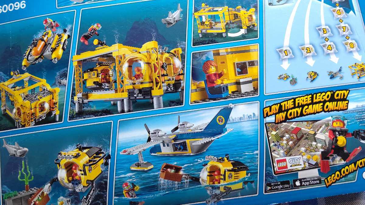 新品未開封】☆ CITY☆レゴシティ☆海底調査基地 60096 7-12