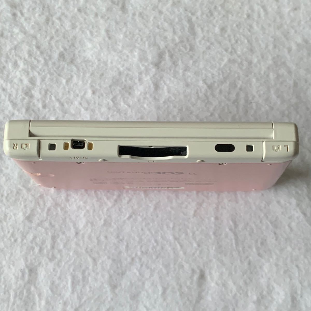 ニンテンドー 3DS LL ピンク ホワイト 本体 充電器 セット 6707 美品