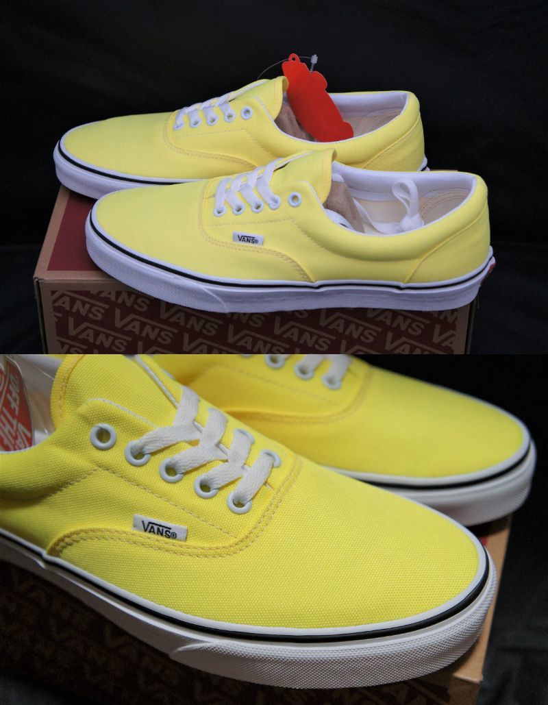 SALE！【新品】US9 27cm VANS バンズ ERA NEON エラ ネオン LEMON TONIC/TRUE WHITE _画像6