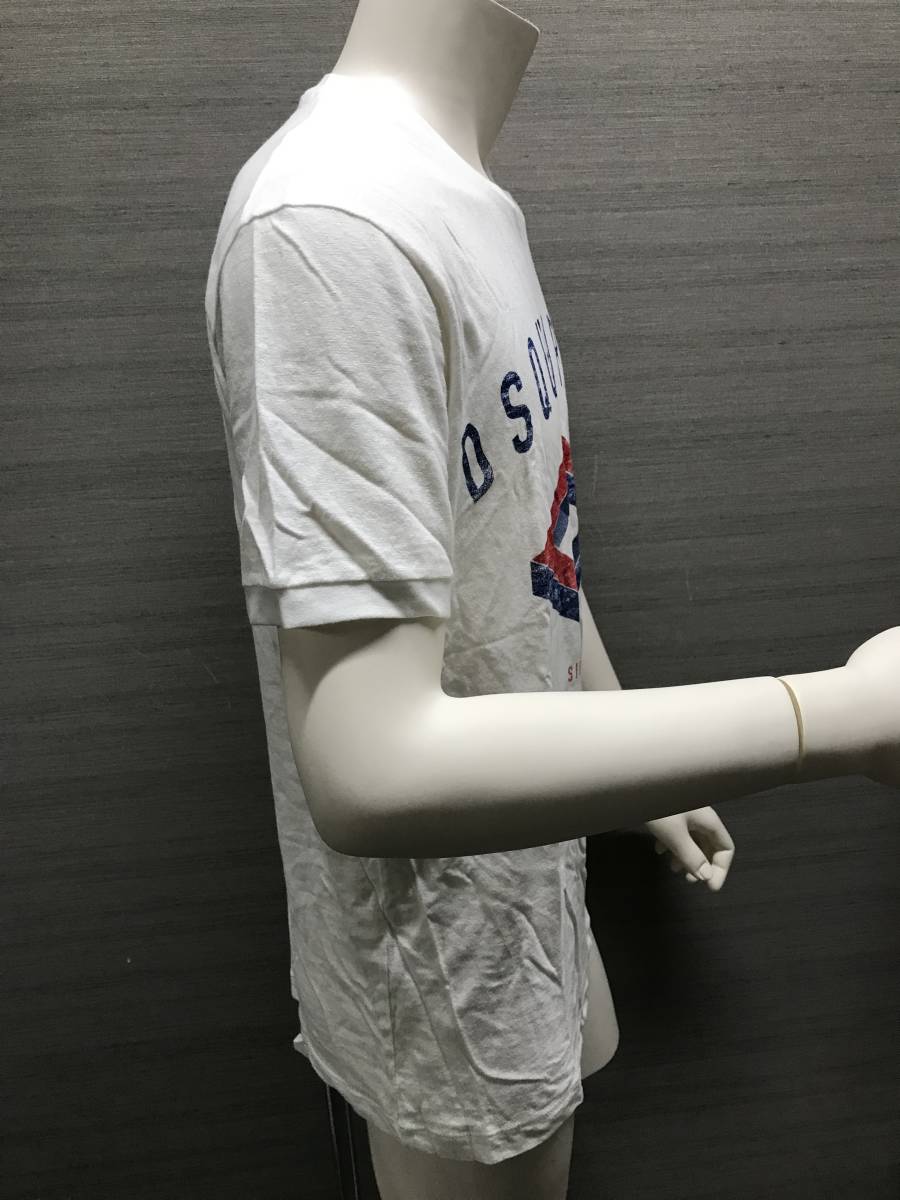 本物 新品 DSQUARED2 ディースクエアード 半袖プリントTシャツ S74GD0370 白 L_画像2