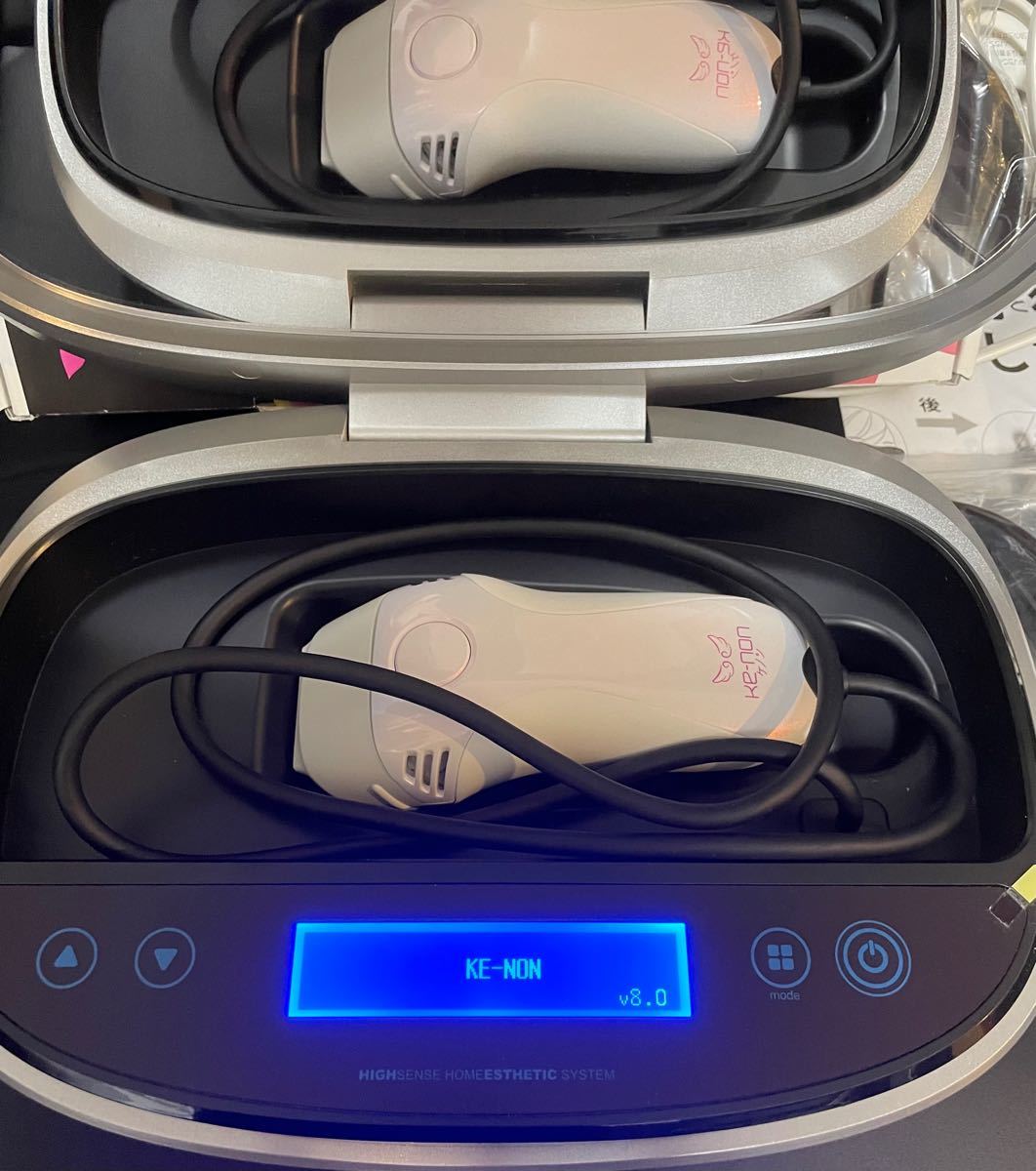 お得セット ケノン ver.8.0 超美品 脱毛器 ブラック 美顔器 美容機器
