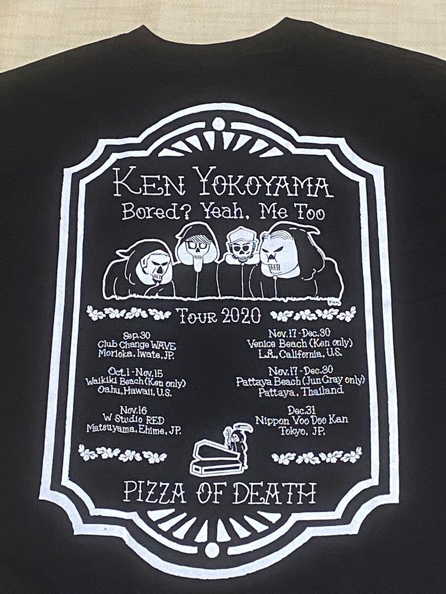 新品　ピック付き　ken yokoyama 限定Tシャツ pizza of death ピザオブデス　横山健 半袖Tシャツ