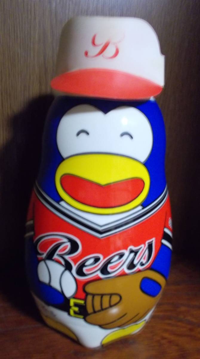 サントリー　ペンギン型　ビール空きボトル　1.2L 　野球_画像1
