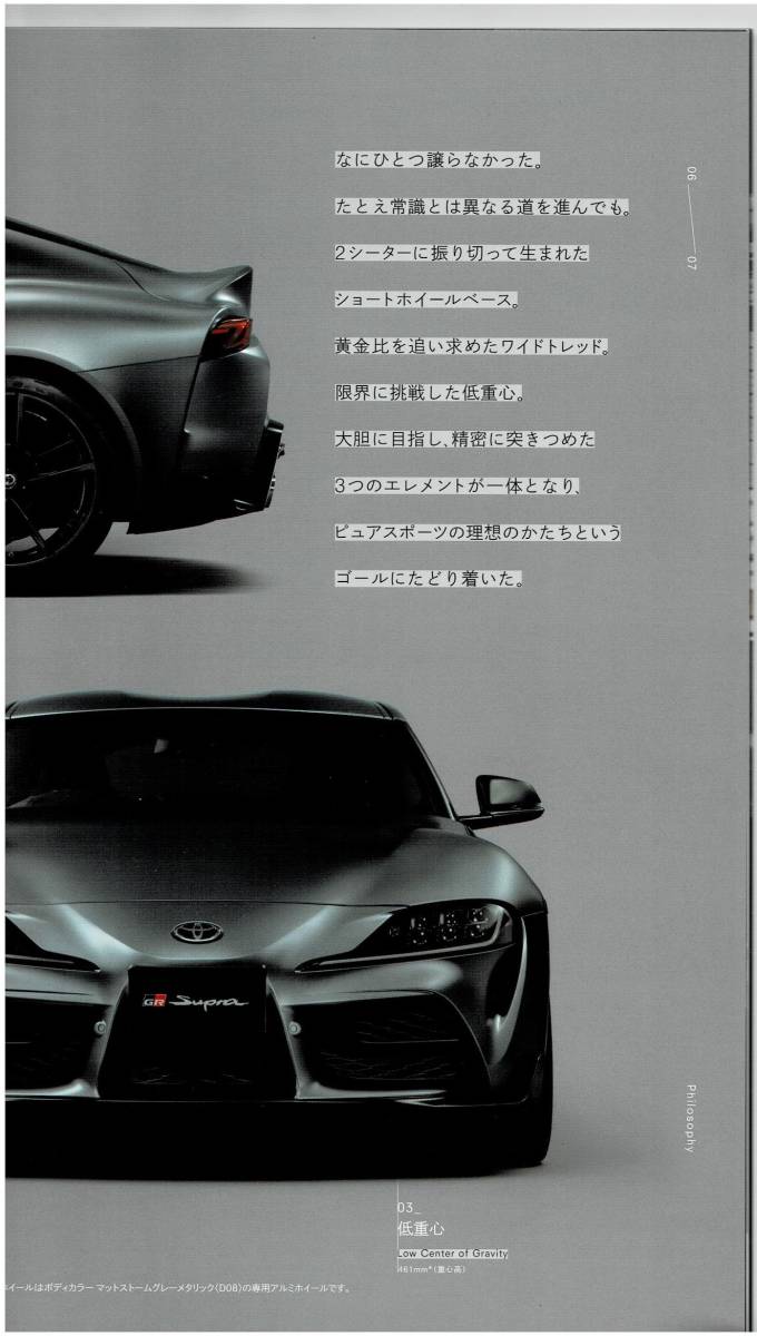  Toyota GR Supra catalog 2020 year 4 month 