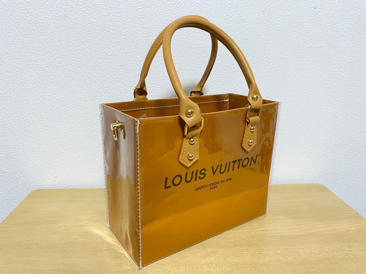 ルイヴィトン 紙袋 クリアバッグ ショップ袋 LOUIS VUITTON 小