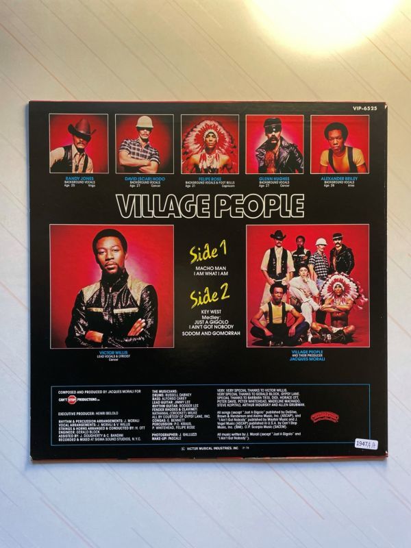 ★美盤 Village People/Macho Man *1947_画像2