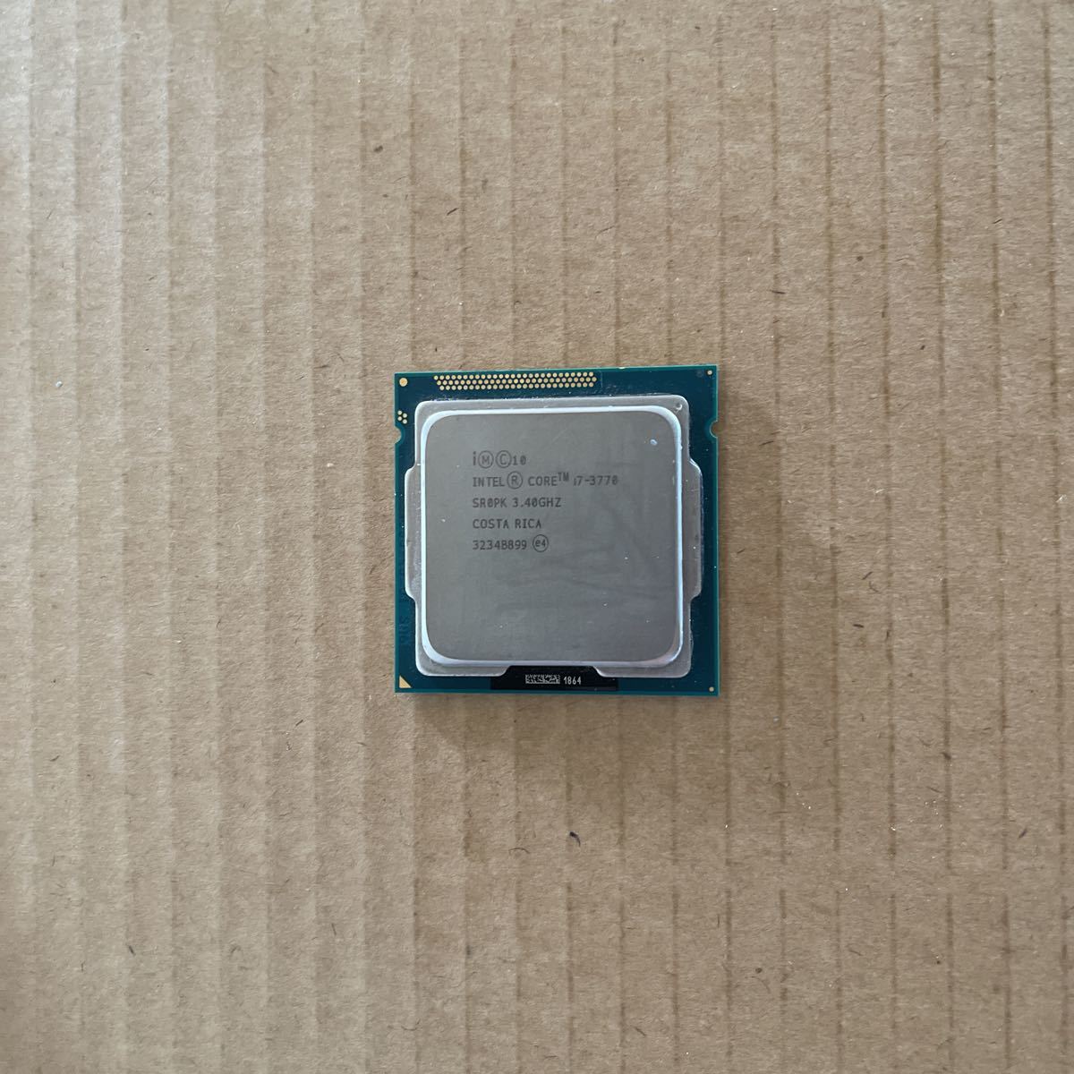 Intel Core i7-3770 3.40GHz SR0PK 動作ok_画像1