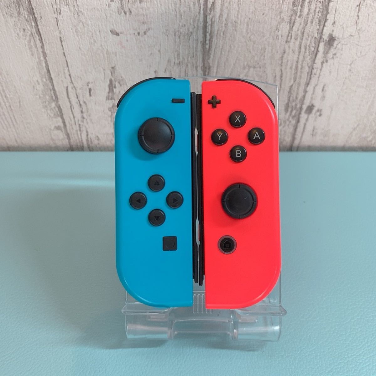 準美品 人気カラーブルー レッドSwitch 左右セットジョイコンJoy-Con