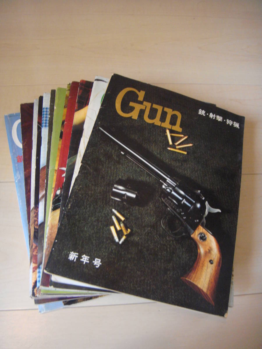 月刊gun誌。　１９６５年（昭和４０年）１月号～１２月号　（１２冊分）_画像1