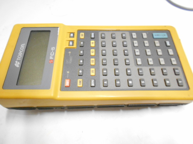 210413測量TOPCON☆トプコン電子野帳データコレクタFC-5 210413測量TOPCON☆トプコン電子野帳データコレクタFC-5
