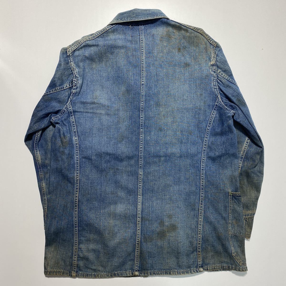 40s Vintage BIG BUCK ELY&WALKER Denim Jacket Coverall 40年代